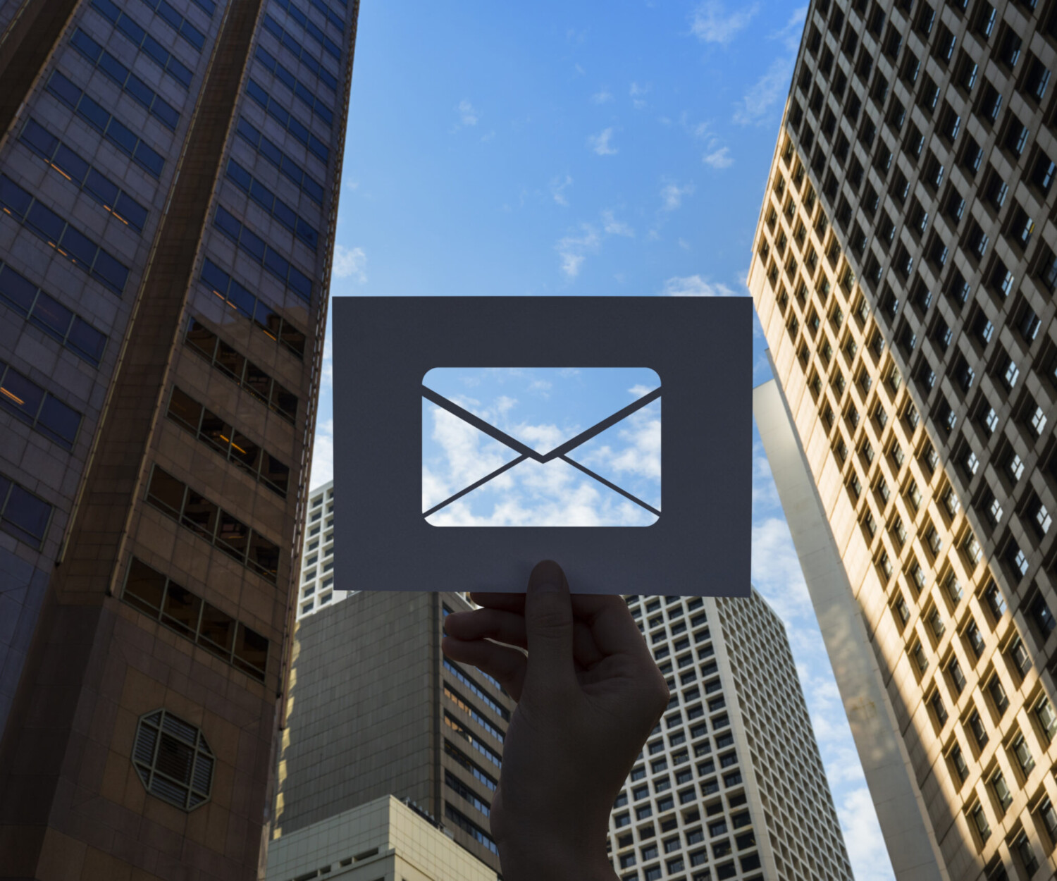 Email network communication perforated paper letter
